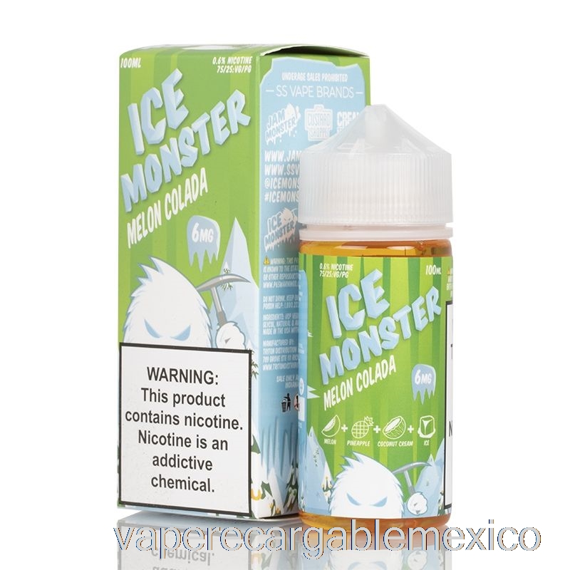 Vape Recargable Ice Melon Colada - Ice Monster - 100ml 6mg